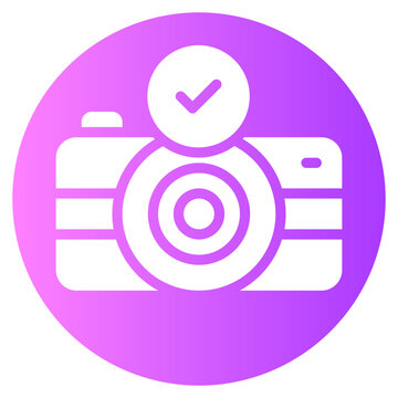camera gradient icon
