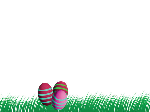 Easter eggs in grass colorful easter eggs easter agg celebration