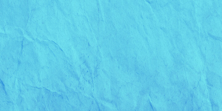 Vintage crumpled parchment paper texture background with blue stains and weathered deal for scrapbooking, historical document mockup.