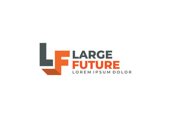 Letter LF concept logo design for your branding and identity