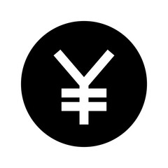 Fototapeta premium yen currency icon