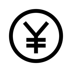 Obraz premium yen coin icon