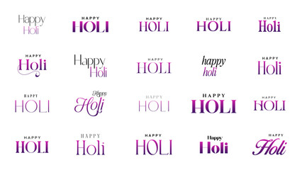 happy holi english text calligraphy, happy holi text effect, hapy holi calligraphy © King Designz