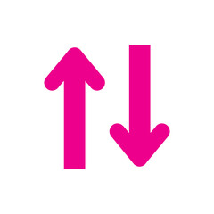 Up Down Arrow Icon PNG with Transparent Background