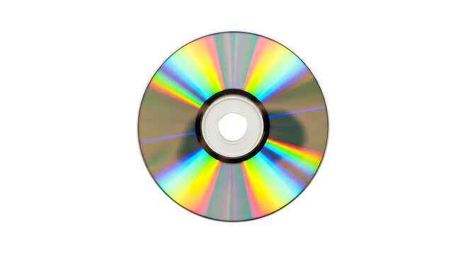 A blurry image of a cd isolated on transparent background