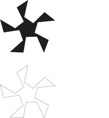 Obraz premium Shiny 3d silver star icon and metallic symbol isolated on white background as a bright holiday decoration element for Christmas design illustration vector