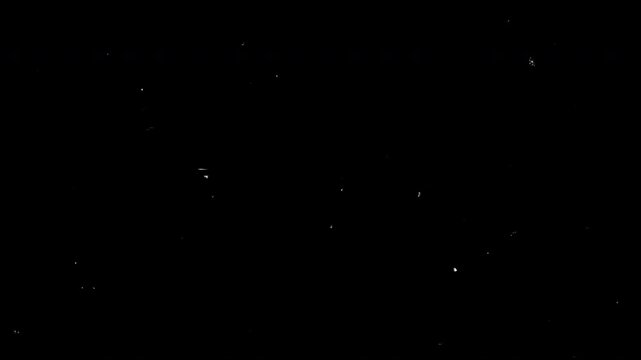 A subtle noise grain texture on a black background that loops every 10 seconds.