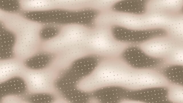 Brown and White Pattern with Small Dots