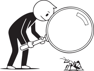 Fototapeta premium Minimalist Stick Figure Business Concept Collection, Simple Line Art Character Illustrations for Presentations and Social Media