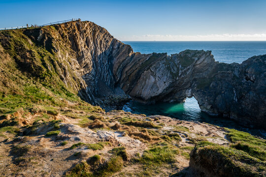 lulworth cove Dorset England UK