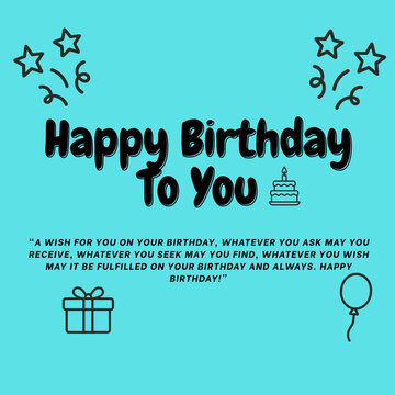 Happy Birthday Greeting Cards Collection with Festive Illustrations and Inspirational Quotes