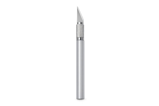Precision craft knife with sharp blade and textured grip for detailed cutting tasks