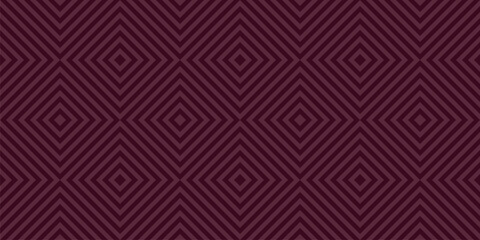 Simple vector seamless pattern with diagonal lines, stripes, tiles, squares, rhombuses. Subtle texture in wine color. Striped checkered background. Modern repeating design for decor, textile, cloth