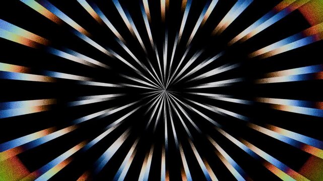 colourful grainy gradient starburst pattern background animation