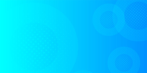 Abstract blue background with circles. Vector illustration