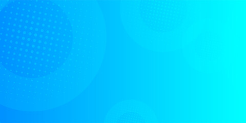 Abstract blue background with circles. Vector illustration