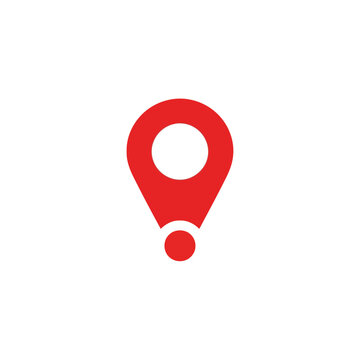 Red location pin icon