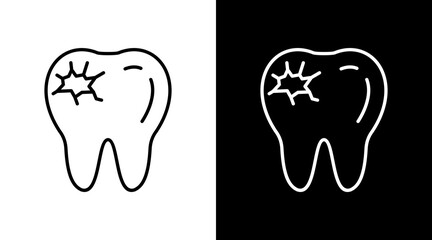 Tooth Decay Icon For Design Elements