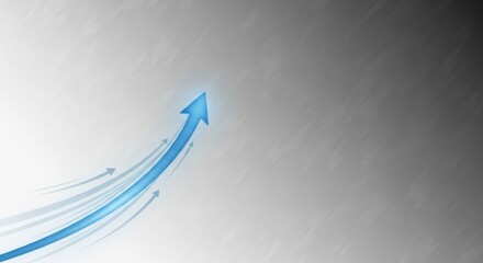 Blue Arrow Ascending Graph