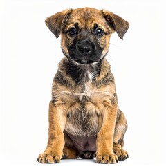 Obraz premium Mischlingswelpe mit großen Augen