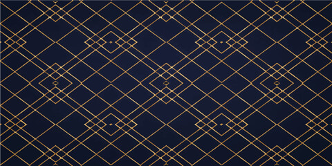 Fototapeta premium Seamless blue metal grid texture featuring a geometric wire mesh pattern for a vintage industrial wallpaper design and vector art backdrop
