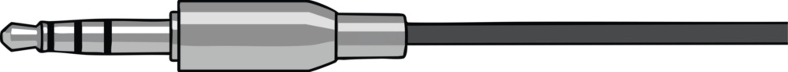 Obraz premium High-quality close-up image of a silver audio jack connector, showcasing the detailed design and polished finish ideal for electronics and audio equipment visuals.