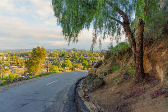 Mt Rubidoux Trail Scenic Vista Over Riverside Cityscape