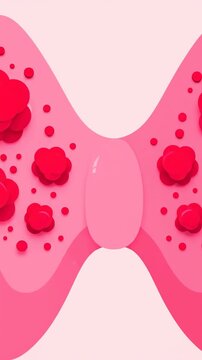 Sad Unhealthy Thyroid Gland Character Animation Concept.