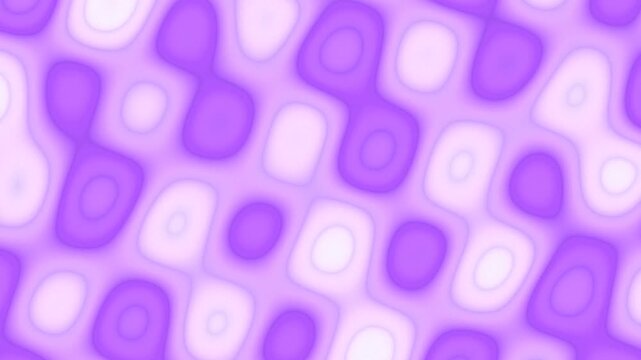 Vibrant Purple Pattern with Ovals and Shapes