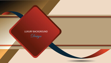 Orange abstract background vector design. Modern background design with orange and brown shape decoration. Suit for banner, backdrop, award, business card, presentation and others