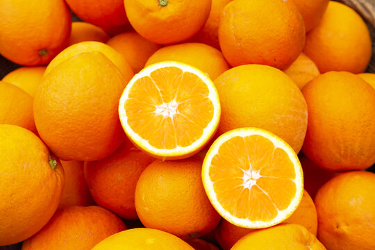 Fresh Navel Oranges from Gannan Production Area - Large Scale Orchard Fruit Harvest
