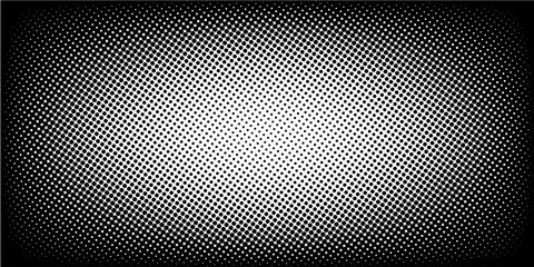 fun beautiful black and white shadow halftones retro pop art funky urban colorful comic book. Dotted halftone gradient texture. Vanishing polka dot background. Repeating dots gradation pattern backgro