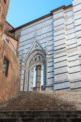 Naklejka premium Siena la città del palio