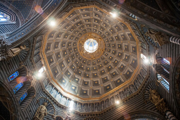 Naklejka premium Siena la città del palio