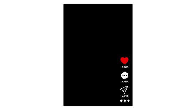  810K Likes, Comments, Shares. Social Media Elements. Social Media Management, Social Media Marketing. Vertical Video Overlay of Animated Reels Engagement Icons Growing , 4K animation  video.