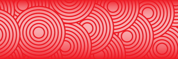 Abstract Red Gold Lines Round Shape Luxury Pattern Background, white and gold background round shape. vector