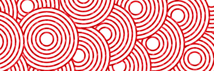 Abstract Red Gold Lines Round Shape Luxury Pattern Background, white and gold background round shape. vector