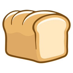 White Bread Illustration
