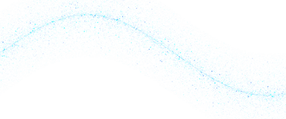 Blue splash effect isolated on transparent background