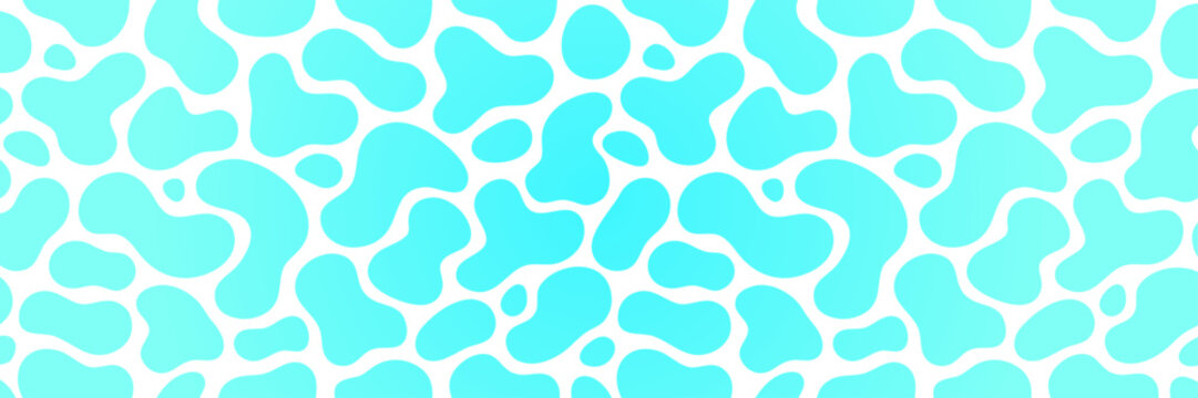 Abstract Organic Seamless Pattern with Fresh Pastel Tones.