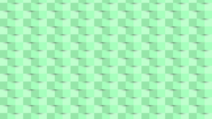 Abstract Green Wall Block Pattern Background with Soft Shadow