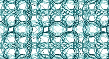 Minimalist Seamless Pattern with Deep Teal and Aqua Linear Texture