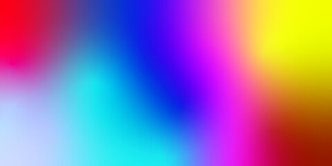 A vibrant and colorful abstract background featuring a smooth gradient of rainbow hues