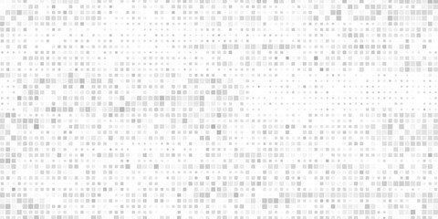 Technological white background. New technologies. Pixel background. Vector illustration