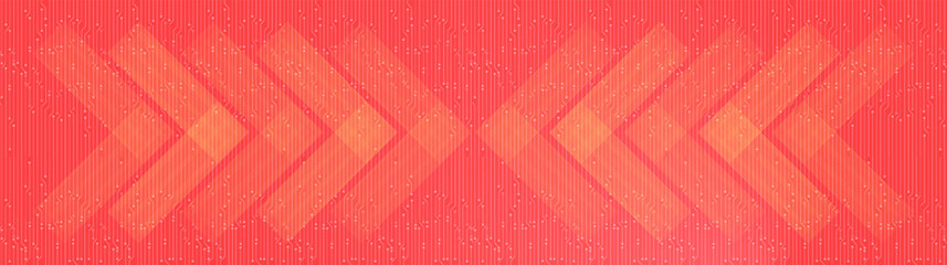 Panorama Pink and Yellow on Technology Background,Digital and Connection Concept design,Vector illustration.