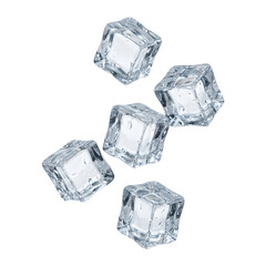 Obraz premium Clear ice cubes