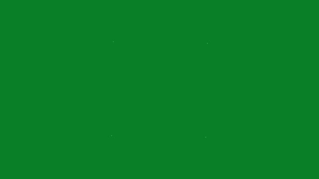 4k circle firework blast animation, glowing rings, line bursts, shiny spark explosion effects, looping vector motion graphics for celebration videos on green screen
