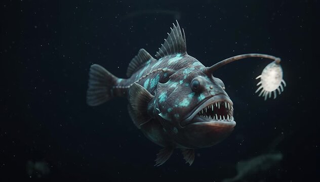 a deep-sea anglerfish has array of sensors will detect even the faintest movement by prey tempted to her lure.
