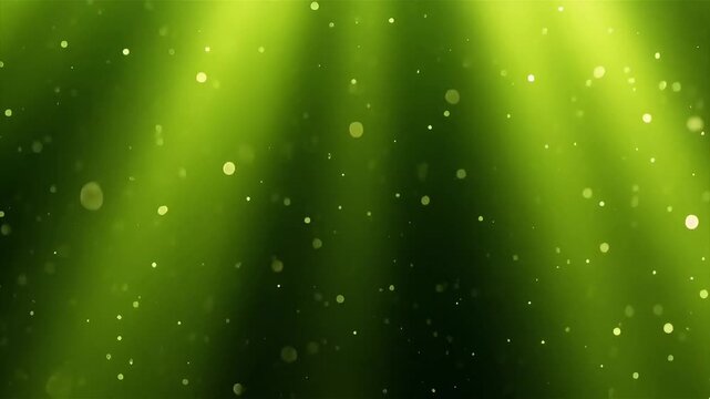 Floating dust particles on green screen. Cinematic sunbeam bokeh and subtle air debris for realistic atmosphere and professional post-production compositing.