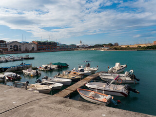 Italia, Toscana, Livorno, il porto turistico.